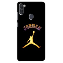 Чехлы для Samsung Galaxy M11 - с картинкой JORDAN (AlphaPrint) (Jordan Gold)