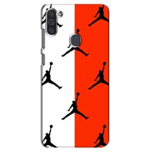 Чехлы для Samsung Galaxy M11 - с картинкой JORDAN (AlphaPrint) (Лого Джордан)