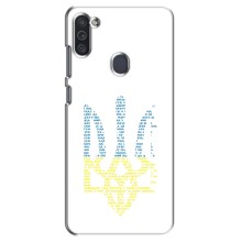 Чехлы для Samsung Galaxy M11  Укр. Символика (AlphaPrint) (Герб из букв)