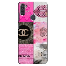 Чехол (Dior, Prada, YSL, Chanel) для Samsung Galaxy M11 – Модница