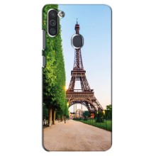 Чехол Эйфелева Башня для Samsung Galaxy M11 - (AlphaPrint) (Дорога в Париж)