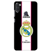 Чехол для Samsung Galaxy M11 с принтом (Лого Real Madrid)