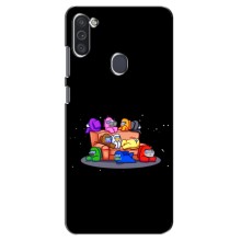 Чехол Амонг Ас для Samsung Galaxy M11 (AlphaPrint) – Амонг-ас