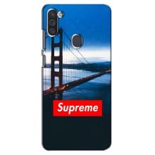 Чехол для Samsung Galaxy M11 с картинкой Supreme (AlphaPrint)