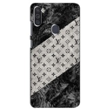 Чехол Стиль Louis Vuitton на Samsung Galaxy M11 (LV на белом)