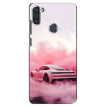 Чохол з авто Порше для Samsung Galaxy M11 – Рожевий Порше