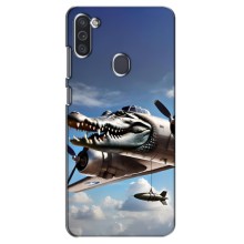 Чехол с мемом Тралалело тралала на Samsung Galaxy M11 (Бомбардиро крокодило)