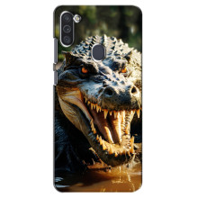 Чехол с картинкой «Хищники» для Samsung Galaxy M11 – Крокодил