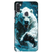 Чехол с картинкой «Хищники» для Samsung Galaxy M11 – Медведь
