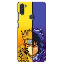 Купить Чехлы на телефон с принтом Anime для Самсунг Галакси М11 – Naruto Vs Sasuke
