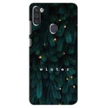 Новогодние, Праздничные Чехлы для Samsung Galaxy M11 - 2024 год (Winter)