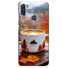 Чохол з унікальним дизайном 'Осінь з кавою' для Samsung Galaxy M11 – Кава на природі