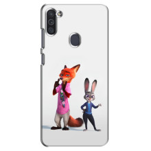 Силиконовый чехол с принтом Зоотрополіс для Samsung Galaxy M11 – Джуди и Ник