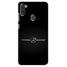 Силиконовый бампер с картинкой машины на Samsung Galaxy M11 (Mercedes)