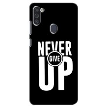 Силіконовый Чохол на Samsung Galaxy M11 з картинкою НАЙК – Never Give UP