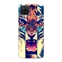 Чохли з зображенням різних тварин на Samsung Galaxy M12 (Яскравий Тигр)