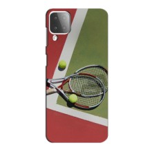 Чохли з прінтом Спортивна тематика для Samsung Galaxy M12 – Ракетки теніс