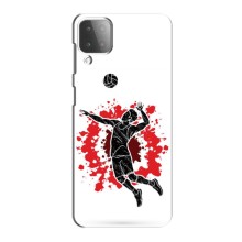 Чехлы с принтом Спортивная тематика для Samsung Galaxy M12 – Волейболист