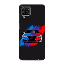 Чехол BMW для Самсунг М12 – Цветная БМВ