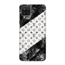 Чохол Стиль Louis Vuitton на Samsung Galaxy M12 (LV на білому)