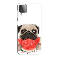 Чехол (ТПУ) Милые собачки для Samsung Galaxy M12 – Смешной Мопс