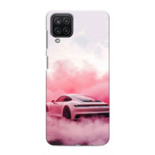Чехол с авто Порше для Samsung Galaxy M12 – Розовый Порше