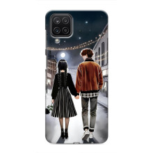 Чохол з дизайном Венздей 2 на Samsung Galaxy M12 – Венздей і Тайлер