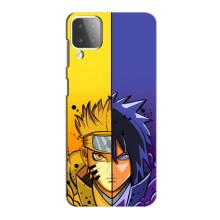 Купить Чохли на телефон з принтом Anime для Самсунг Галаксі М12 – Naruto Vs Sasuke