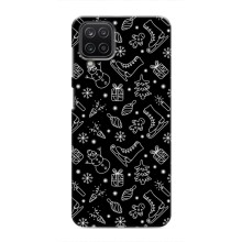 Новогодние, Праздничные Чехлы для Samsung Galaxy M12 - 2024 год (Новогодний фон)