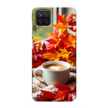 Чохол з унікальним дизайном 'Осінь з кавою' для Samsung Galaxy M12