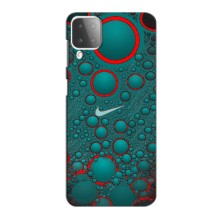 Силиконовый Чехол на Samsung Galaxy M12 с картинкой Nike – Найк зеленый