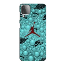 Силиконовый Чехол Nike Air Jordan на Самсунг Галакси М12 – Джордан Найк