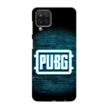 Чохол (TPU) з картинкою "Лого Пабг" на Самсунг Галаксі М12 – Лого PUBG