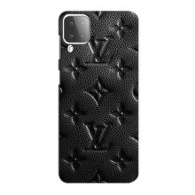 Текстурный Чехол Louis Vuitton для Самсунг Галакси М12 – Черный ЛВ