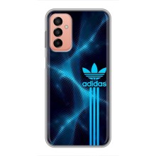 Чохли Адидас для Samsung Galaxy M13 (AlphaPrint) (Синій Адідас)