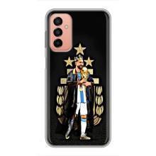 Чехлы для Samsung Galaxy M13 (Leo чемпион) (AlphaPrint) (Месси Король)