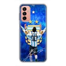 Чехлы для Samsung Galaxy M13 (Leo чемпион) (AlphaPrint) (Месси сборная)