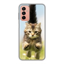 Чохли з Котиками для Samsung Galaxy M13 (VPrint) (Прижок кота)