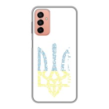 Чехлы для Samsung Galaxy M13  Укр. Символика (AlphaPrint) (Герб из букв)