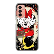 Чехол Disney Mouse Samsung Galaxy M13 (PREMIUMPrint) (Минни peace)