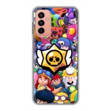 Чехол для Samsung Galaxy M13 Бравл Старс (VPrint) (Лого Brawl Stars)