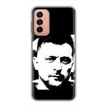 Чехол для Samsung Galaxy M13 (AlphaPrint - с принтом Зеленского) – Зеленский АРТ