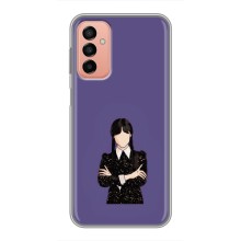 Чохли Венсдей на Samsung Galaxy M13 Уенсдей (AlphaPrint) (Венздей у чорному)