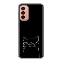 Чохол з малюнком кіт на Samsung Galaxy M13 (Байдужий кіт)
