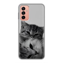 Чохол з малюнком кіт на Samsung Galaxy M13 (Пара котів)