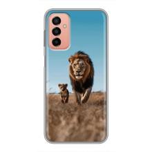 Чехол Король лев на Самсунг М13 (Мусафа и Симба)