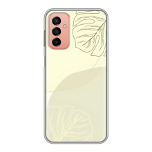 Чохол квітковий дизайн для Samsung Galaxy M13 – Зелений фон