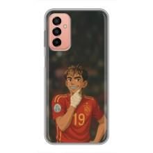 Чехол с футболистом Ламин Ямаль Samsung Galaxy M13 (Ямаль аниме)