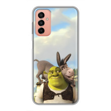 Чехол с мультфильмом Шрек на Samsung Galaxy M13 – Шрек и осел