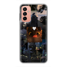 Чехол как приручить дракона на Samsung Galaxy M13 (Дракон коллаж)